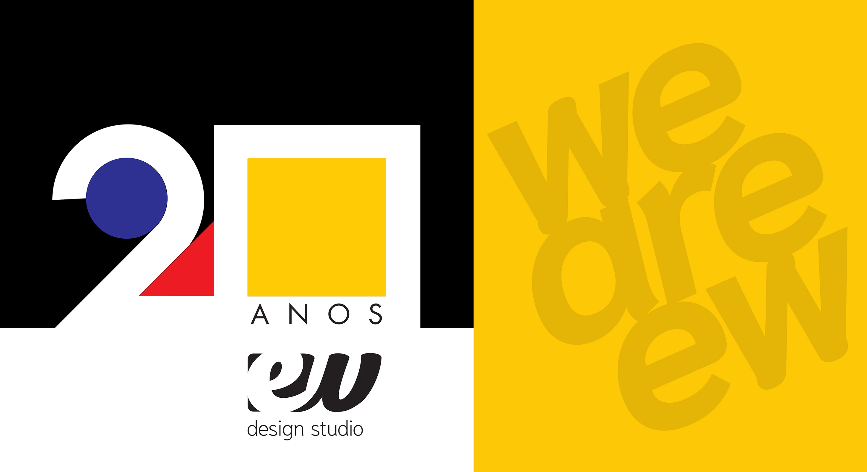 Capa do artigo de agradecimentos pelos 20 anos do EW Design Studio